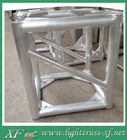Silver Corner Block Truss Coupler , Aluminum Stage Truss System